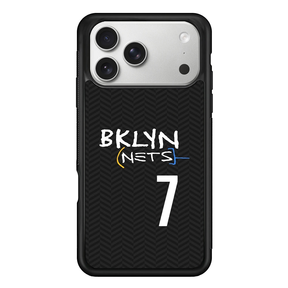 Brooklyn Nets Numbers of 7 iPhone 17 Pro Max Case