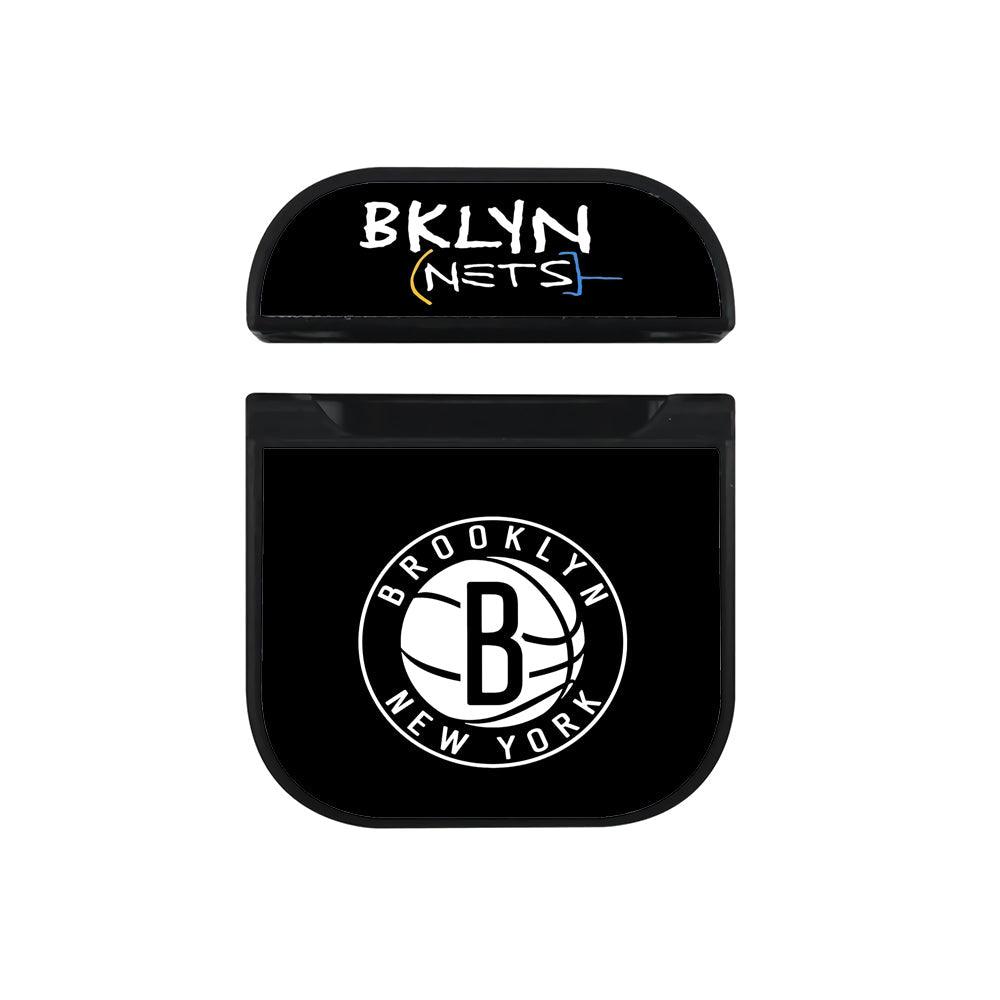 Brooklyn Nets The Black Light Apple Airpods Case Black