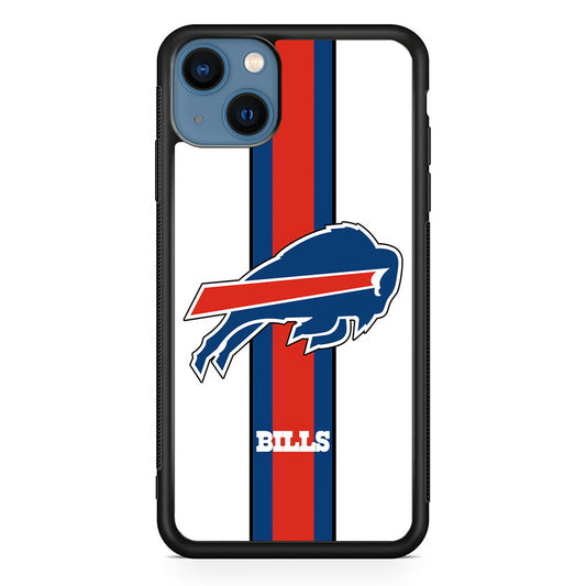 Buffalo Bills Stripe iPhone 14 Plus Case - Carneyforia