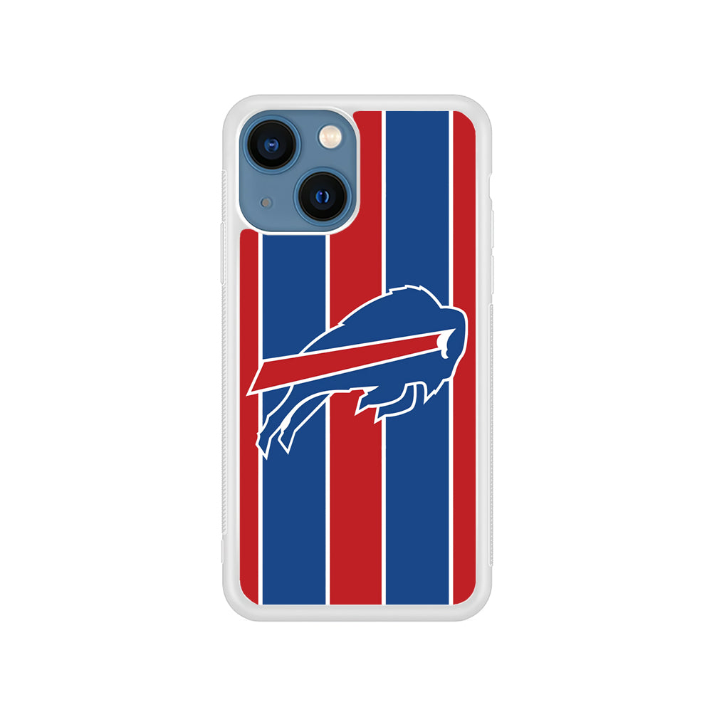 Buffalo Bills Stripe And Logo iPhone 15 Plus Case