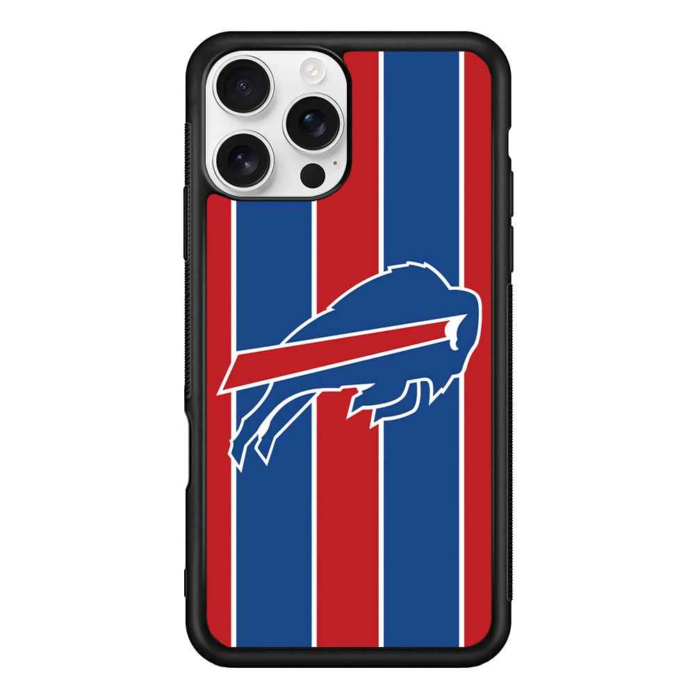 Buffalo Bills Stripe And Logo iPhone 16 Pro Case