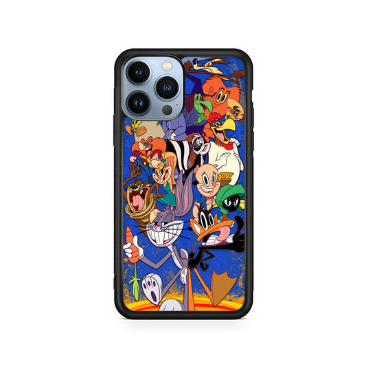 Bugs Bunny And Daffy Duck With Family iPhone 15 Pro Case