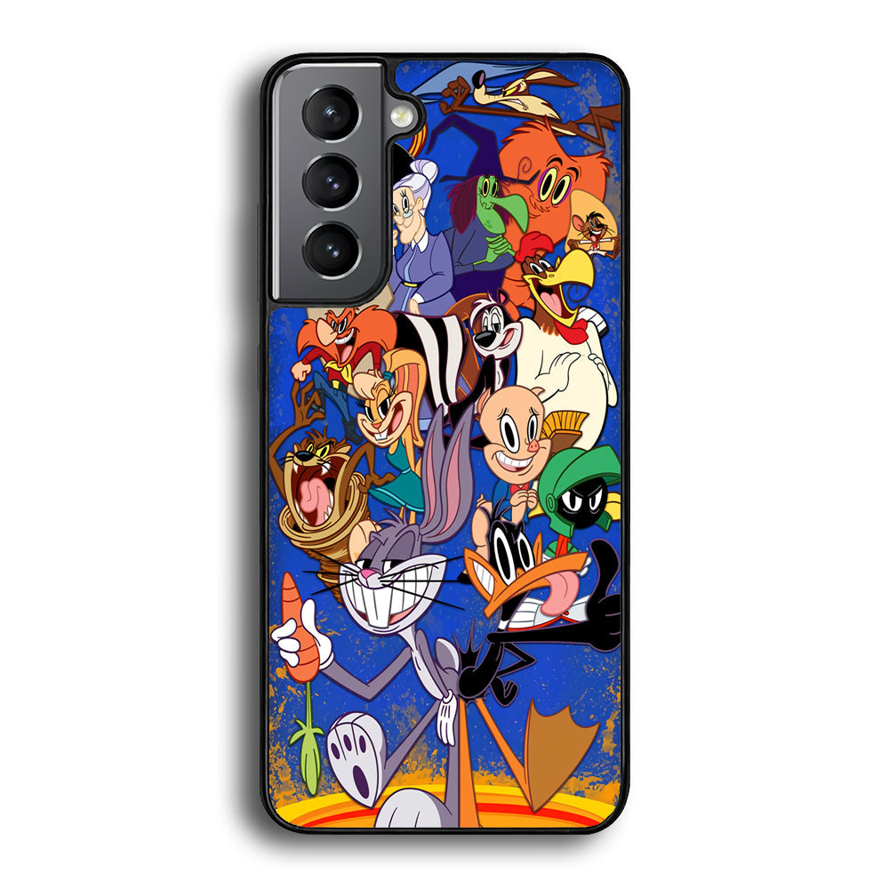 Bugs Bunny And Daffy Duck With Family Samsung Galaxy A16 Case - Carneyforia