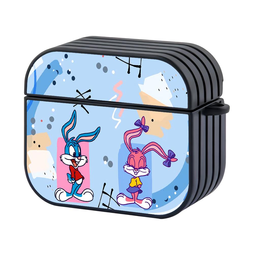 Bugs Bunny Falling in Love Apple Airpods 4 Case Black
