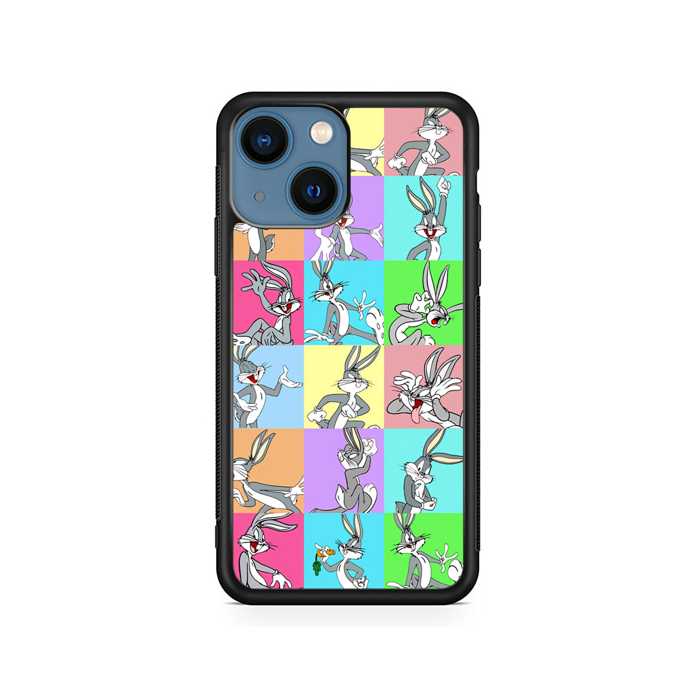 Bugs Bunny Fun Colour Collage iPhone 15 Plus Case