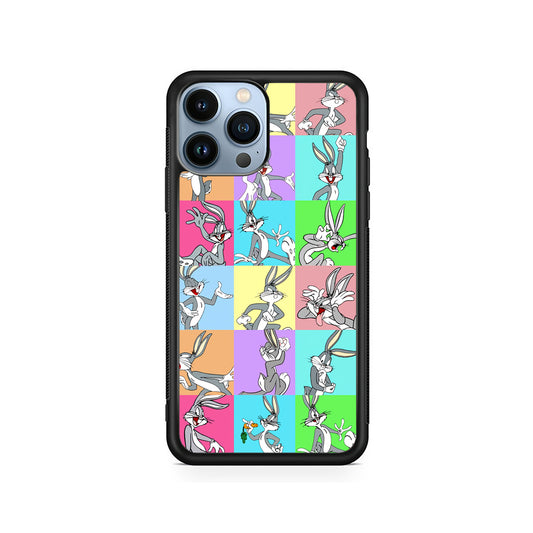 Bugs Bunny Fun Colour Collage iPhone 15 Pro Case