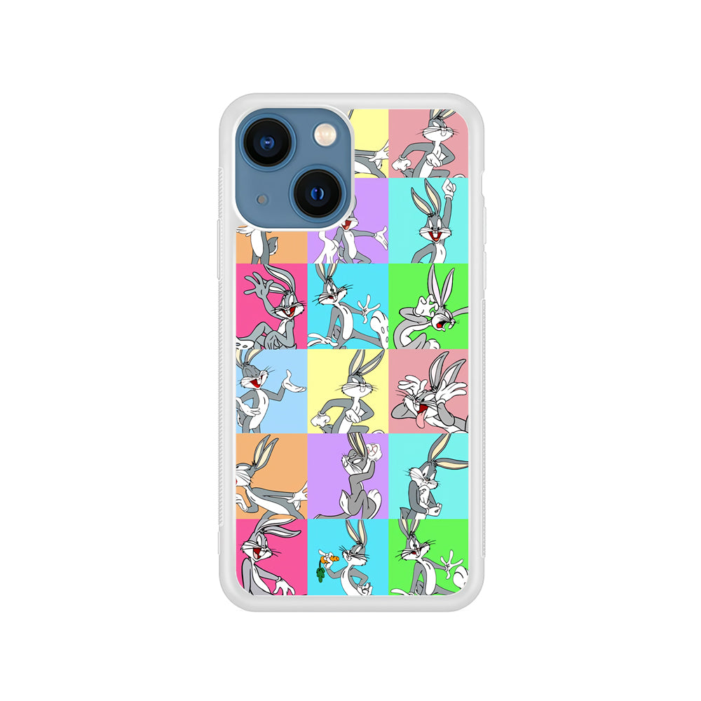 Bugs Bunny Fun Colour Collage iPhone 15 Plus Case