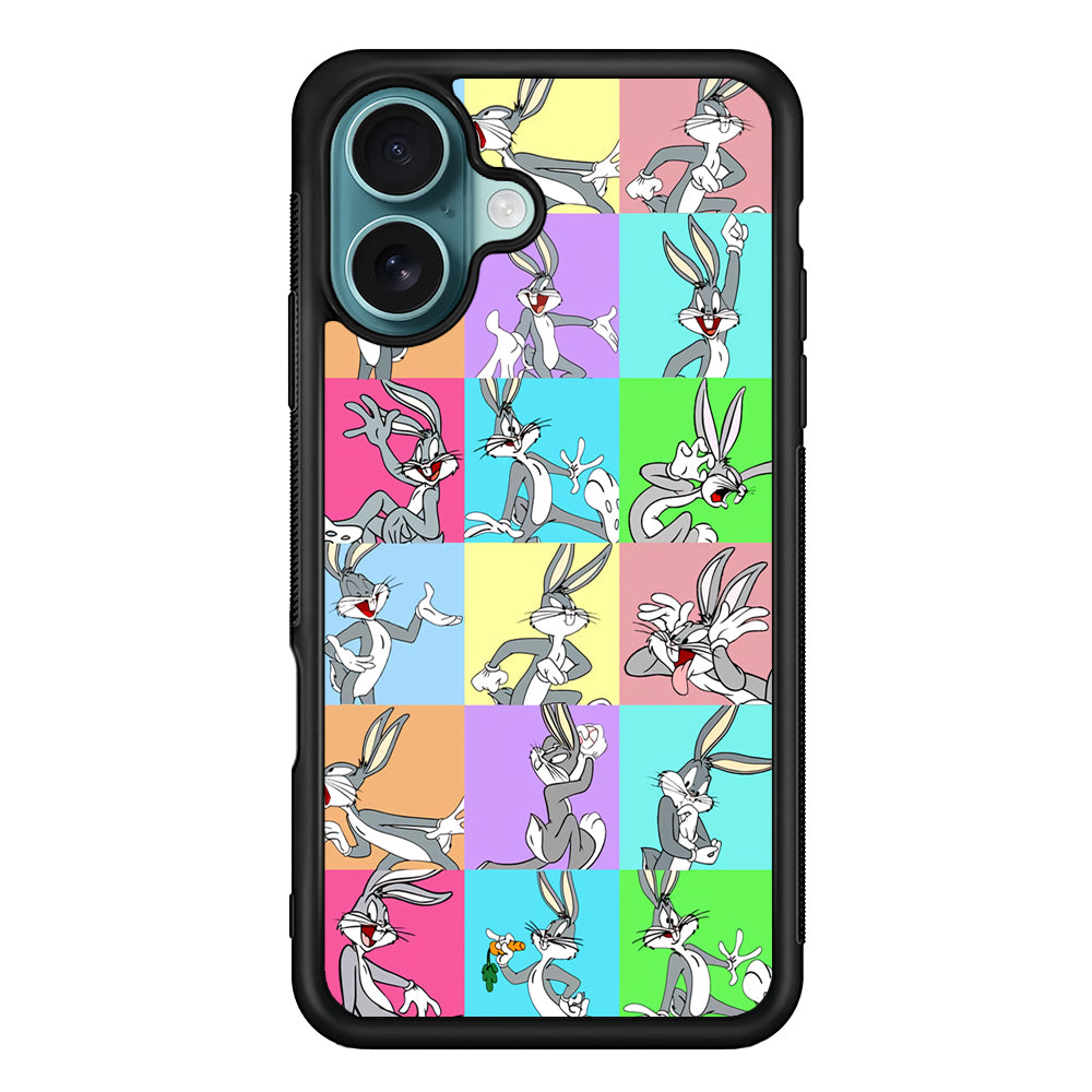 Bugs Bunny Fun Colour Collage iPhone 17 Case