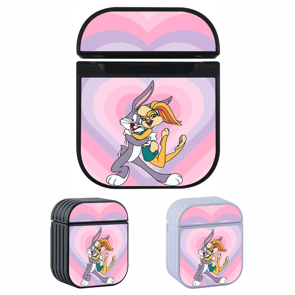 Bugs Bunny Lola Bunny Couple Apple Airpods Case