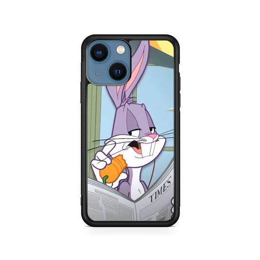 Bugs Bunny Reading The Newspaper iPhone 15 Case