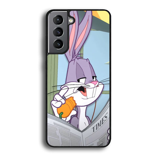 Bugs Bunny Reading The Newspaper Samsung Galaxy A15 Case - Carneyforia