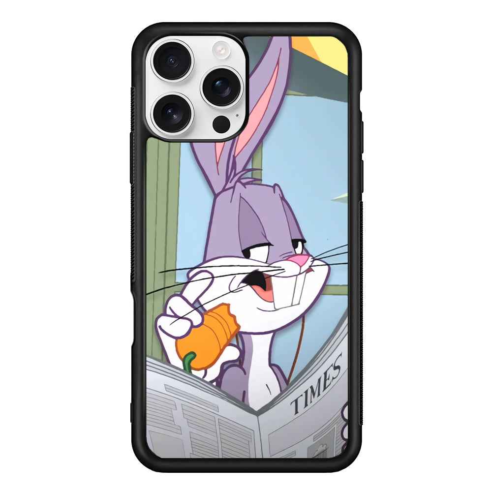 Bugs Bunny Reading The Newspaper iPhone 16 Pro Case