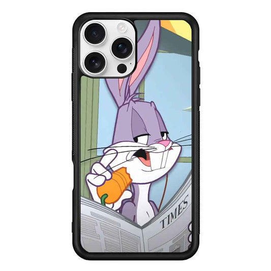 Bugs Bunny Reading The Newspaper iPhone 16 Pro Case