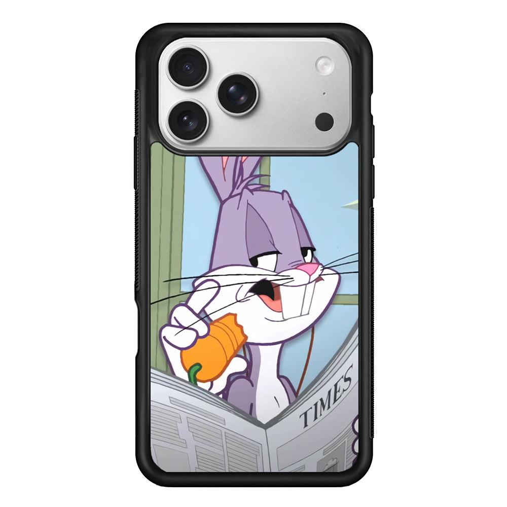 Bugs Bunny Reading The Newspaper iPhone 17 Pro Max Case