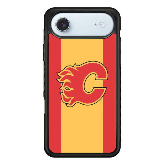 Calgary Flames Stripe Of Colour iPhone 17 Air Case