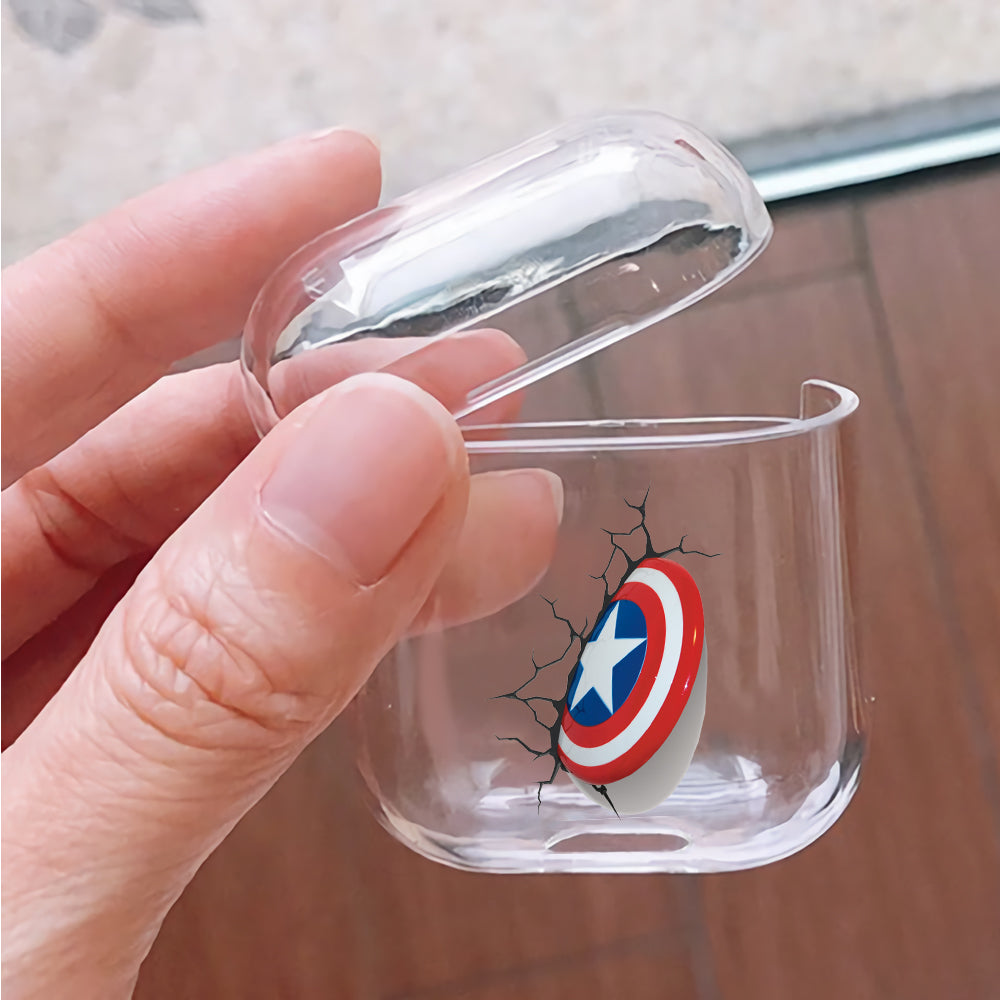 Captain America's Shield 3D Apple Airpods Case