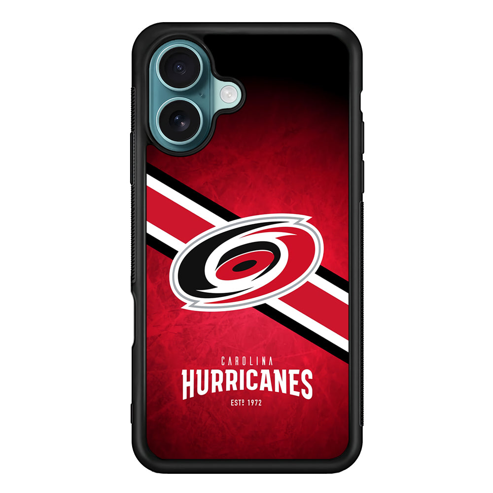 Carolina Hurricanes Team iPhone 16 Plus Case
