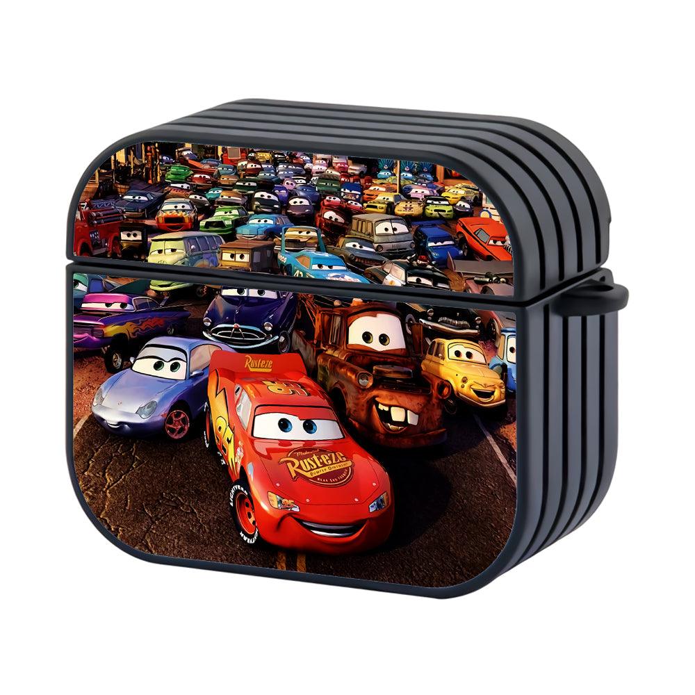 Cars Lightning McQueen and Friends Apple Airpods 4 Case Black