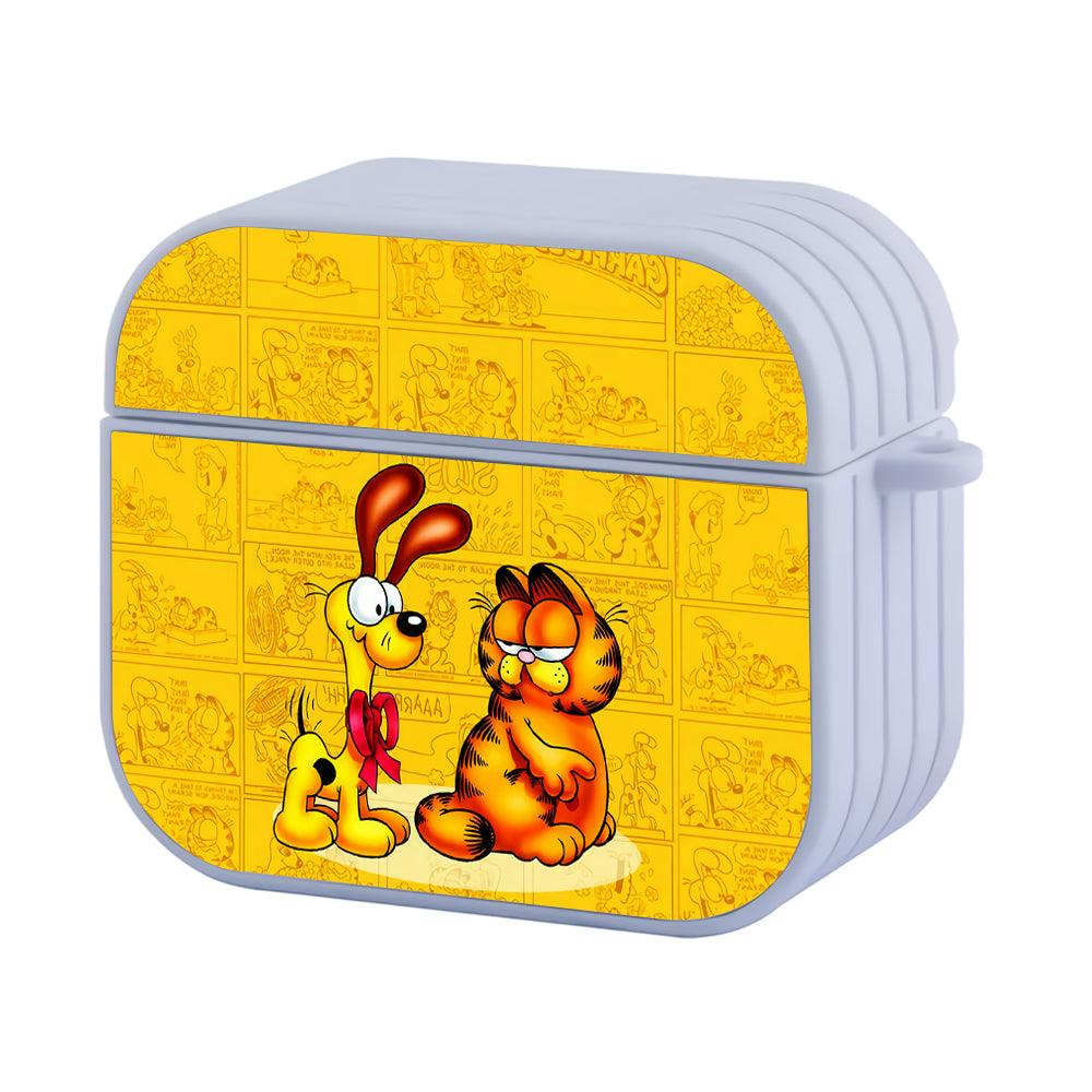 Cartoons Cat Garfield Comic Apple Airpods 4 Case White