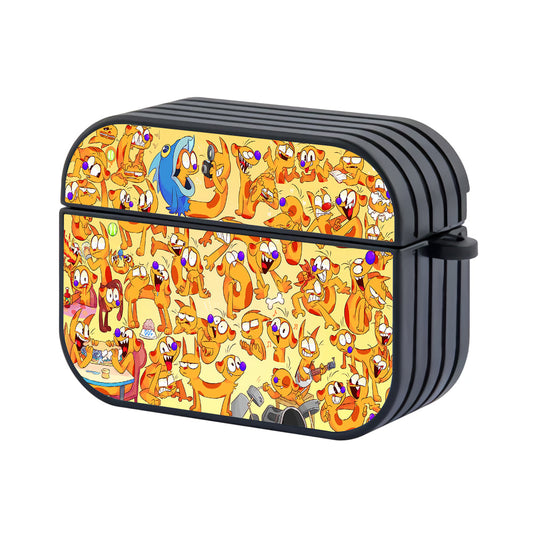 CatDog Cartoon Doodle Apple AirPods Pro 2 Case