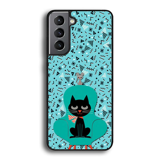 Cat and Mouse in a Chair Samsung Galaxy A15 Case - Carneyforia