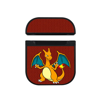 Charizard Pokemon Character Apple Airpods Case Black