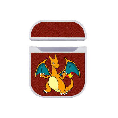 Charizard Pokemon Character Apple Airpods Case White