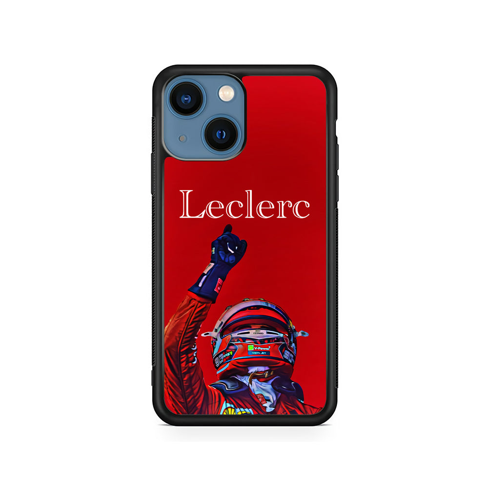 Charles Leclerc Formula 1 iPhone 15 Plus Case