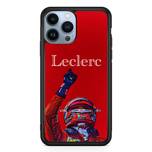 Charles Leclerc Formula 1 iPhone 15 Pro Case - Carneyforia