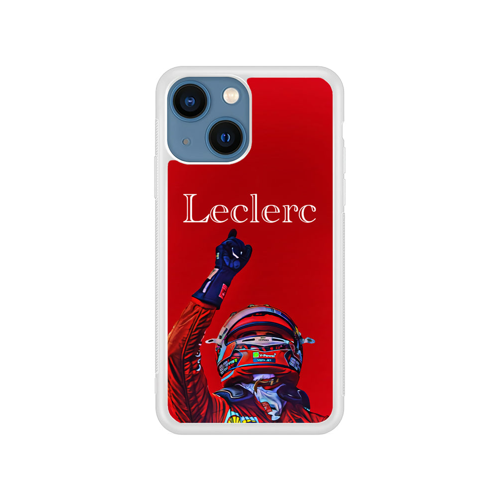 Charles Leclerc Formula 1 iPhone 15 Plus Case