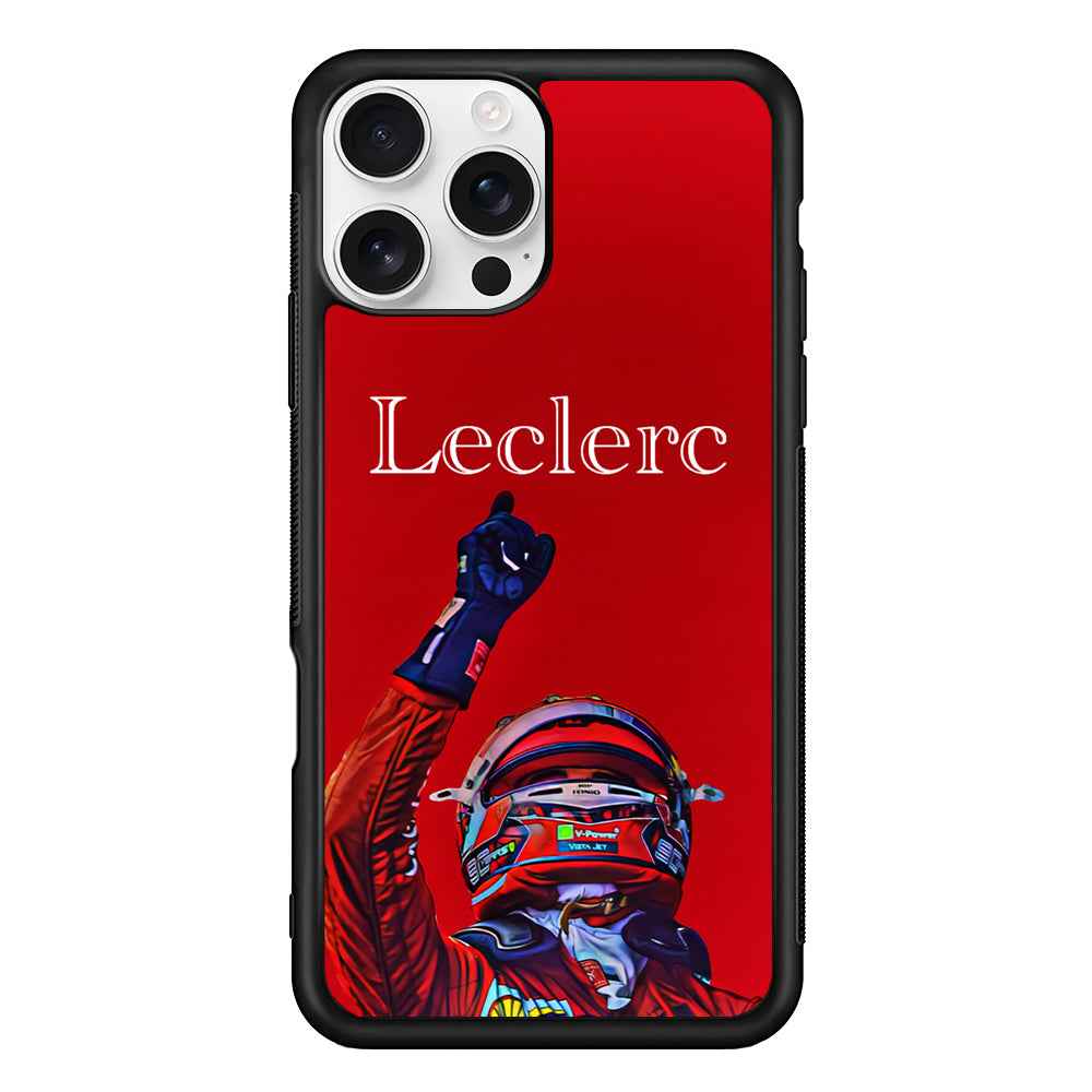 Charles Leclerc Formula 1 iPhone 16 Pro Case