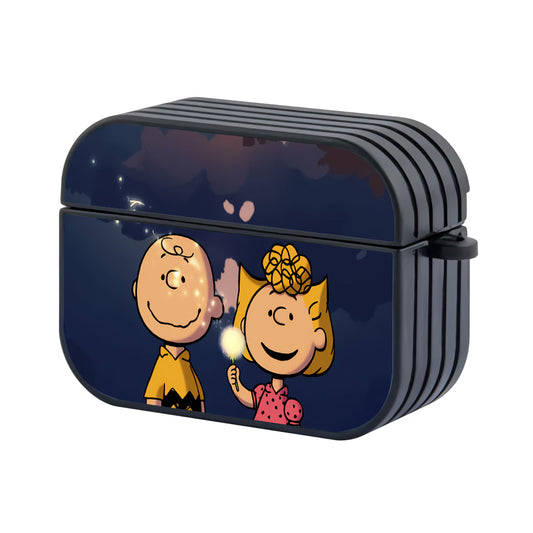 Charlie Brown and Sally Couple Apple AirPods Pro 2 Case