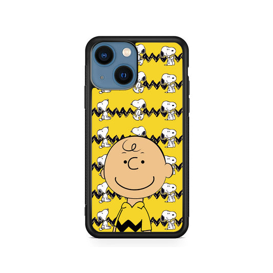 Charlie and Snoopy in Frame iPhone 14 Case - Carneyforia