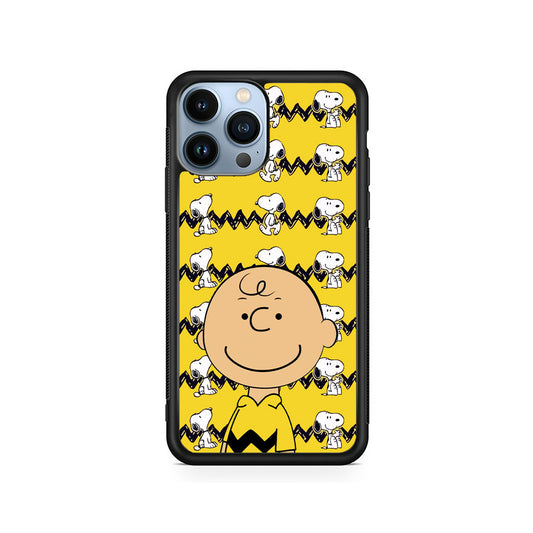 Charlie and Snoopy in Frame iPhone 15 Pro Max Case