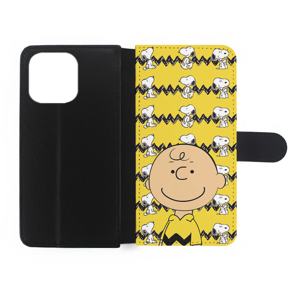 Charlie and Snoopy in Frame  iPhone 15 Plus Case