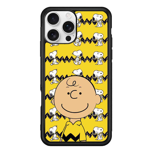Charlie and Snoopy in Frame iPhone 16 Pro Case