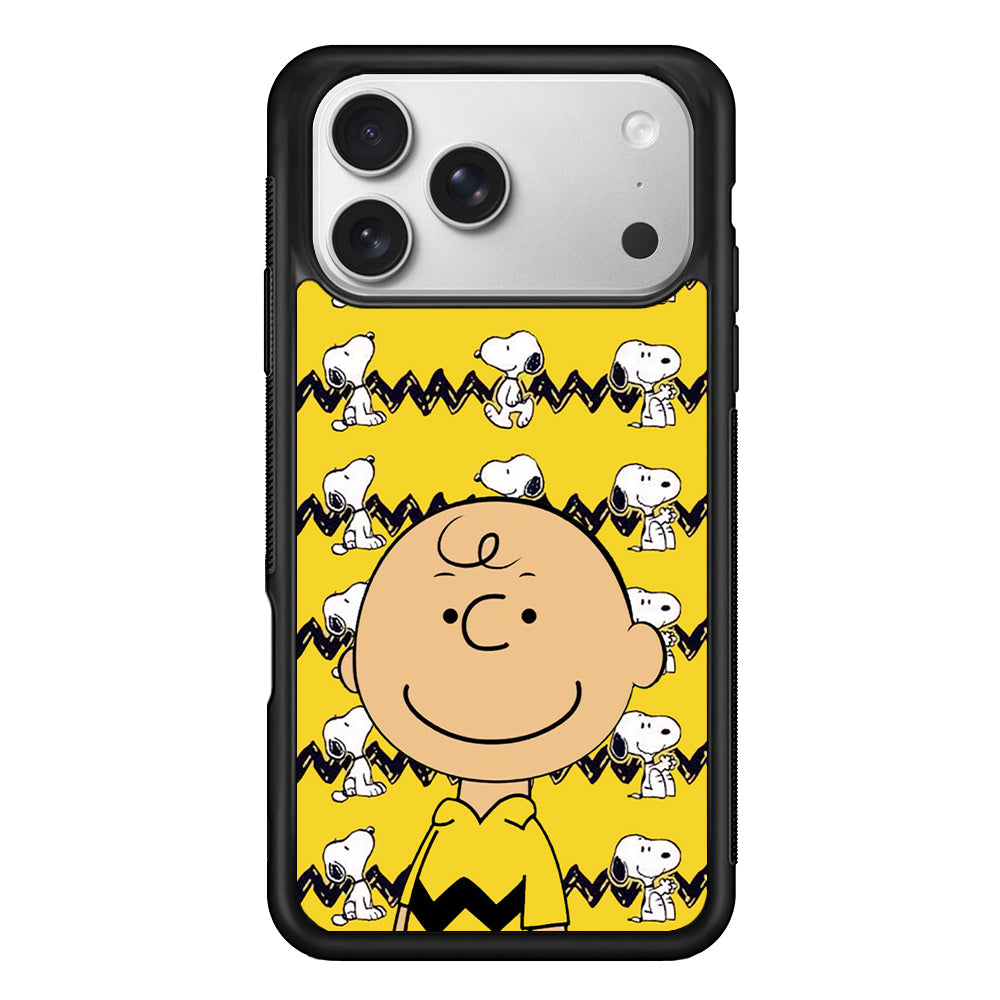 Charlie and Snoopy in Frame iPhone 17 Pro Max Case