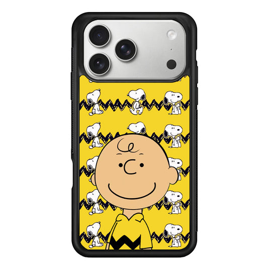 Charlie and Snoopy in Frame iPhone 17 Pro Max Case