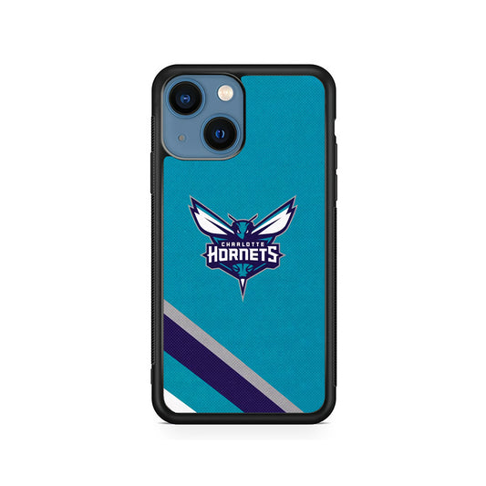 Charlotte Hornets Tosca Stripe iPhone 15 Plus Case