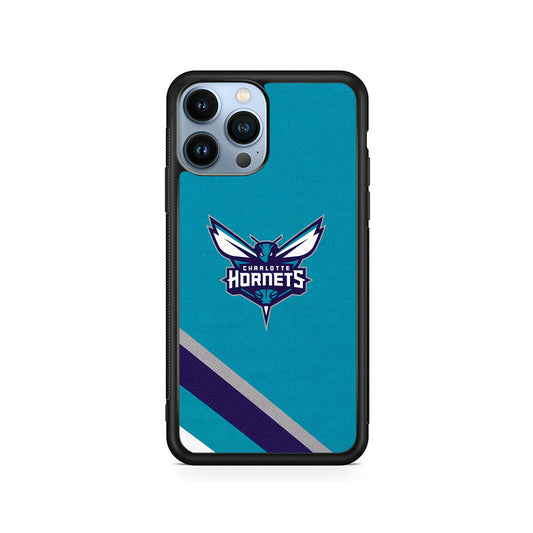 Charlotte Hornets Tosca Stripe iPhone 15 Pro Max Case