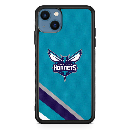 Charlotte Hornets Tosca Stripe iPhone 15 Case - Carneyforia