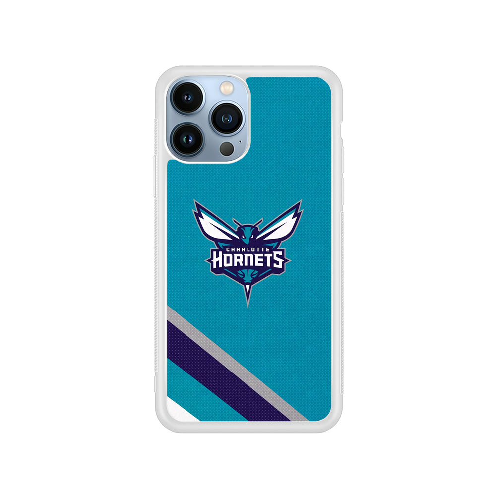 Charlotte Hornets Tosca Stripe iPhone 15 Pro Max Case