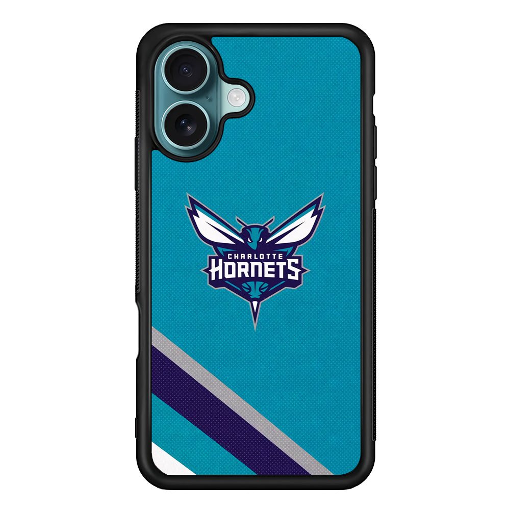 Charlotte Hornets Tosca Stripe iPhone 17 Case
