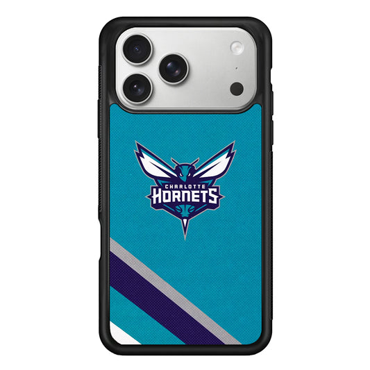 Charlotte Hornets Tosca Stripe iPhone 17 Pro Max Case
