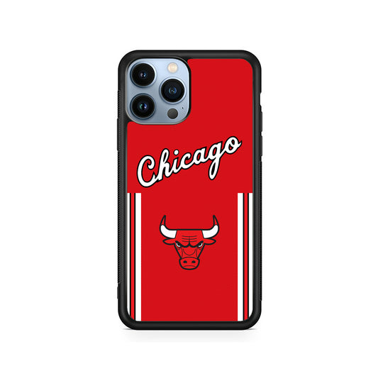 Chicago Bulls Red Champion iPhone 15 Pro Max Case