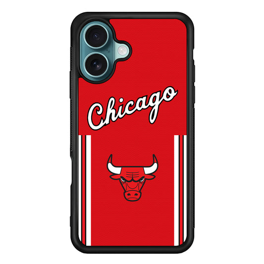 Chicago Bulls Red Champion iPhone 17 Case
