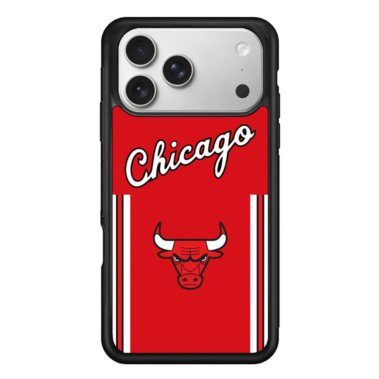 Chicago Bulls Red Champion iPhone 17 Pro Max Case