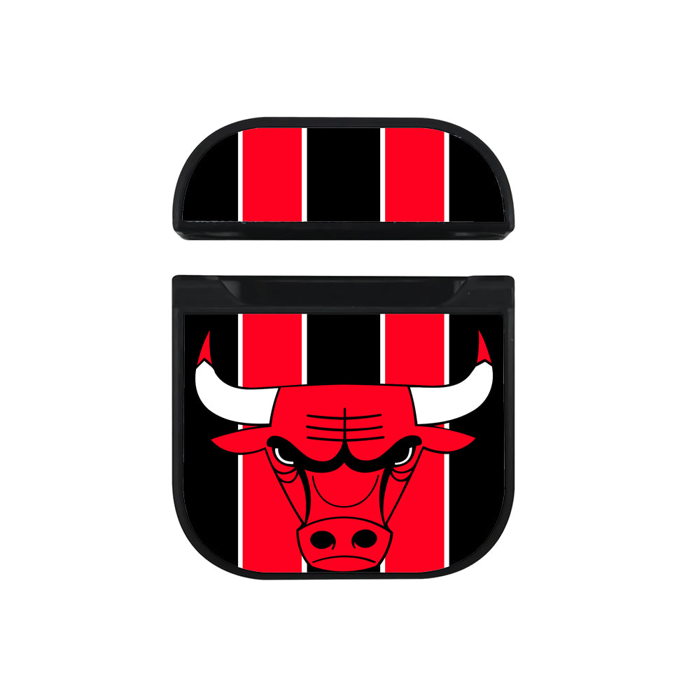 Chicago Bulls Team Apple Airpods Case Black