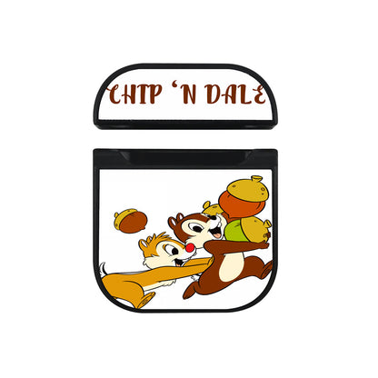 Chip And Dale Best Friend Apple Airpods Case Black