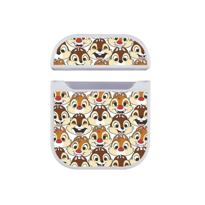 Chip And Dale Doodle Apple Airpods Case White